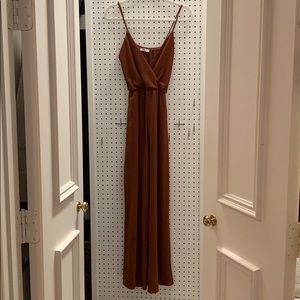 Strappy Copper Jumpsuit